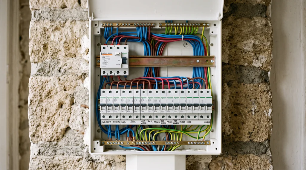 Tableau électrique — contrôle de l'installation intérieure — Électricité à Arvert